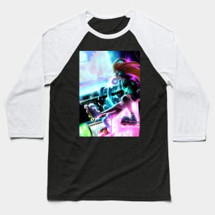 Zoe Cyberpop Baseball T-Shirt